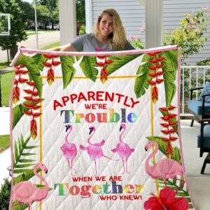 Apparently WeRe Trouble When We Are Together Who Knew Quilt  Quilt